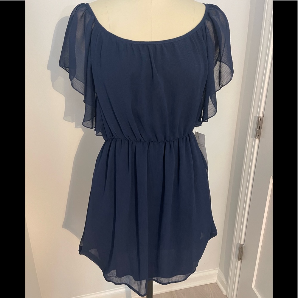 Beautiful Navy Blue Dress by Backless — Nordstrom- New With Tags - Size Medium